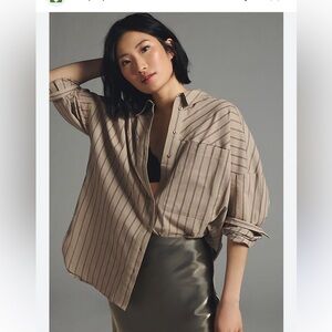 Pilcro oversized button down from Anthropology